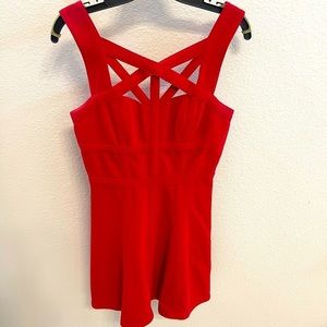 BCBGMaxazria Red Mini Dress